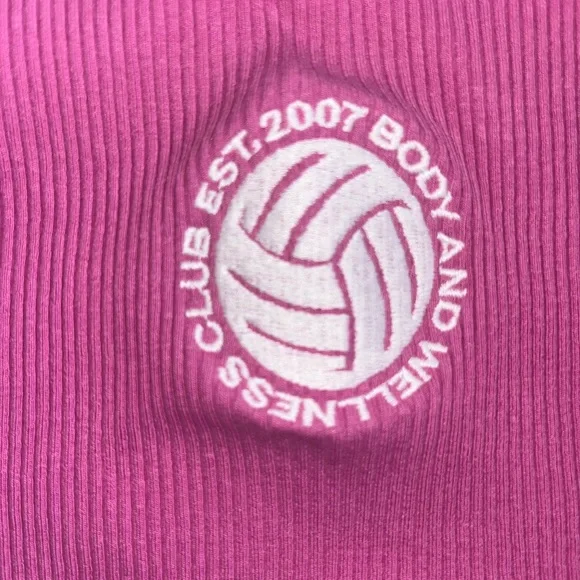 pink volleyball tank top - Picture 2 of 4